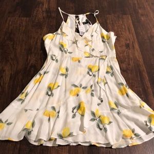 Forever 21 Lemon print dress